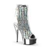 Pleaser - DELIGHT1018HG Bottes de plateforme - Couleur argent Product image